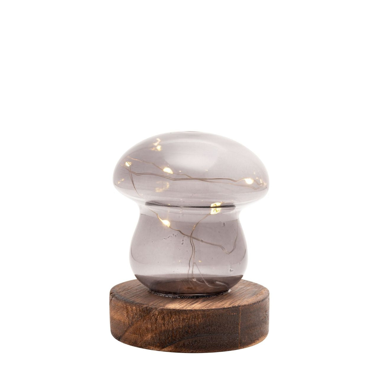 This stylish contemporary item will make a gorgeous addition to any contemporary home. With its modern glass lighting aesthetic, it will look perfect on a mantlepiece, cabinet, or bedside table.