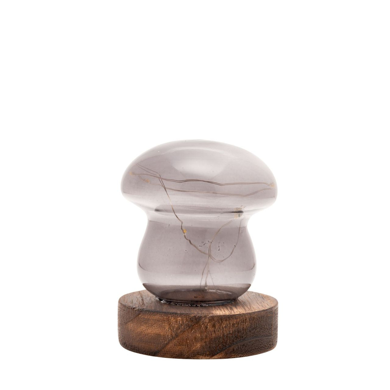 This stylish contemporary item will make a gorgeous addition to any contemporary home. With its modern glass lighting aesthetic, it will look perfect on a mantlepiece, cabinet, or bedside table.