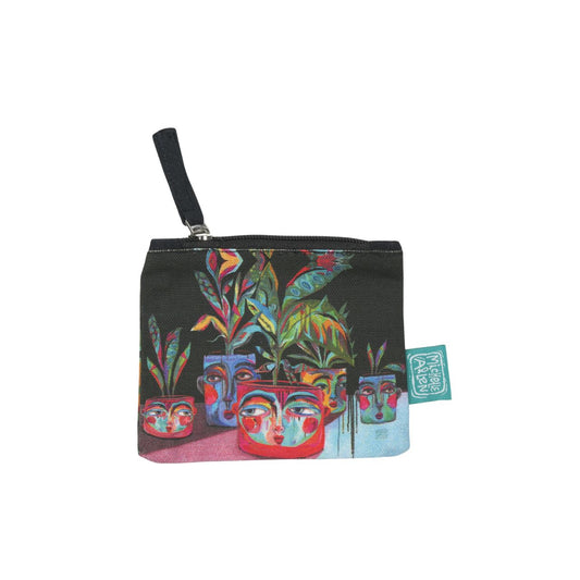 Michelle Allen Grow Boldy Zipped Pouch Small  These beautiful zippered 100% Cotton pouches are perfect for pencils/pens, trinkets, charging cords, make up or pretty much anything you can possibly think of.