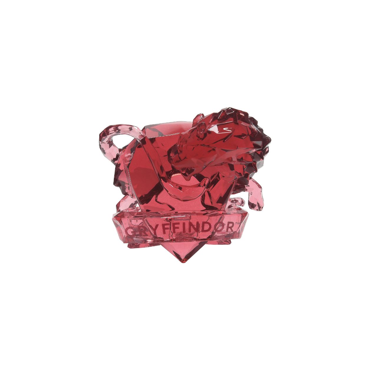 This "gem-cut" acrylic sculpture reflects the iconic Gryffindor House Logo.