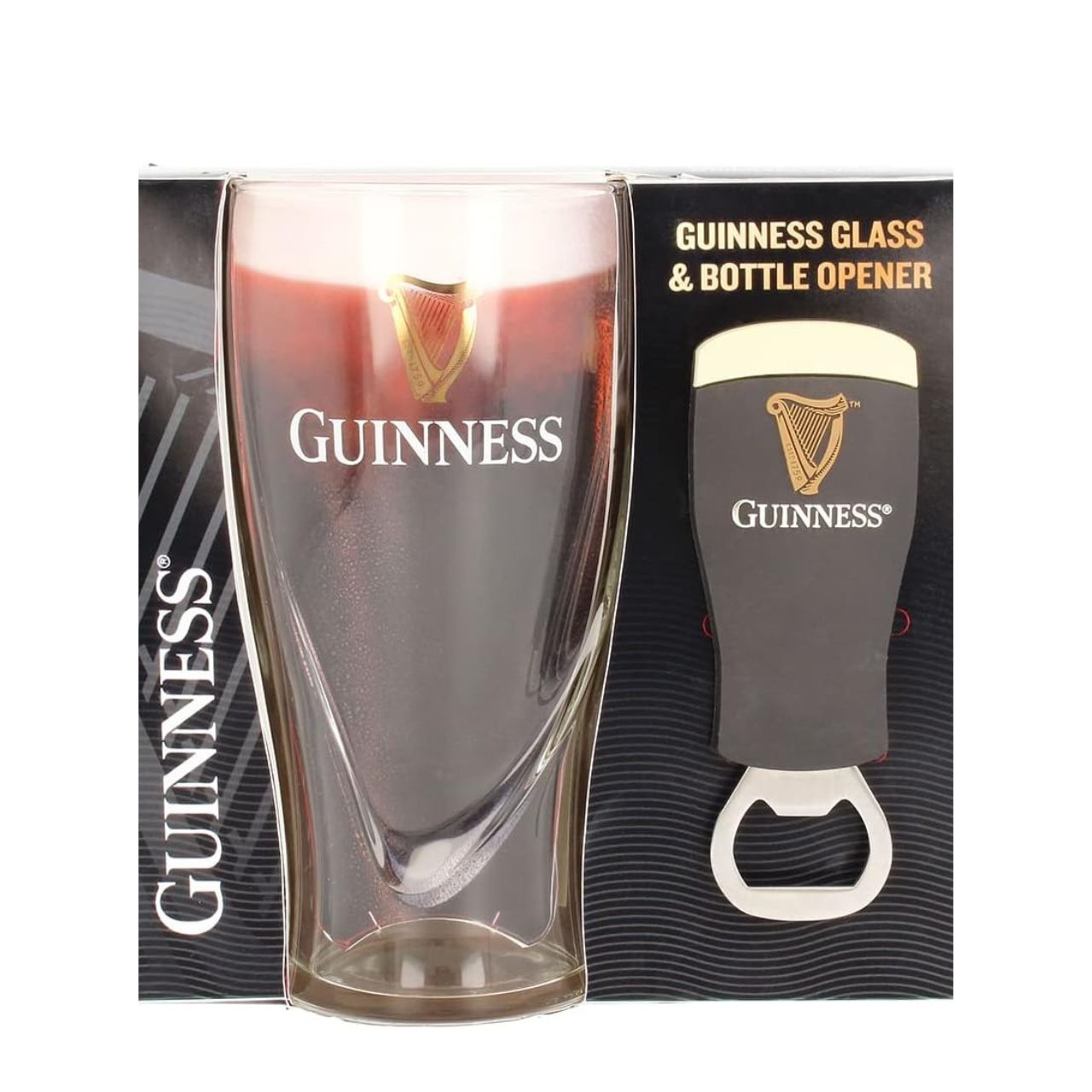 If you're looking for a housewarming gift for someone who loves Guinness, then this Guinness Pint Glass Set is the perfect choice!