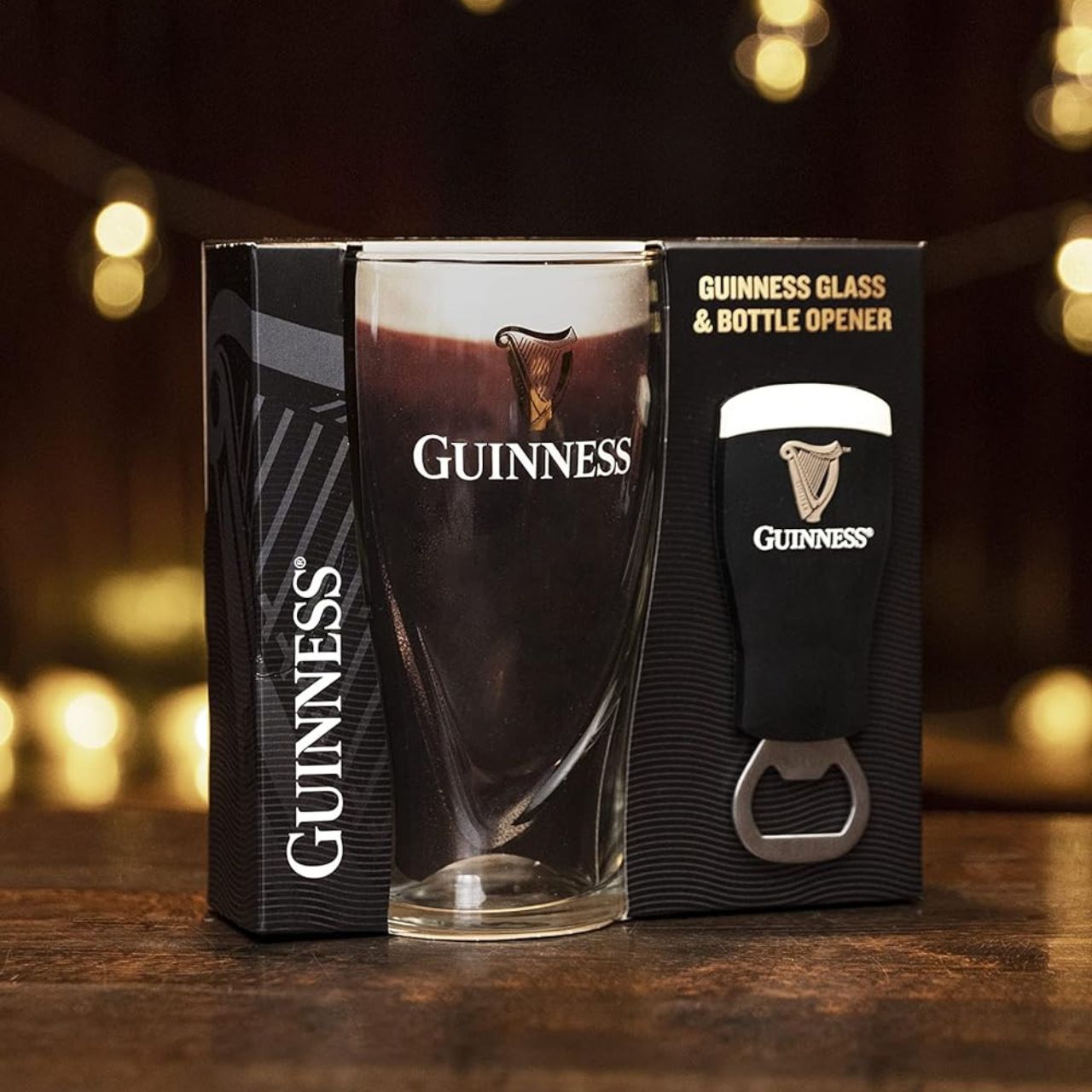 If you're looking for a housewarming gift for someone who loves Guinness, then this Guinness Pint Glass Set is the perfect choice!