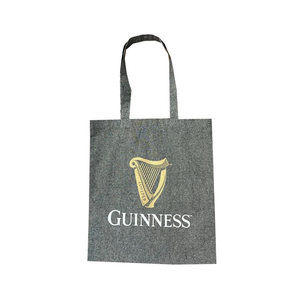 The stylish cotton Guinness Harp tote bag is made for those who love to run their errands or carry their books in style! This is the perfect accessory for fans of Guinness or for gifting to a friend who needs a new tote.