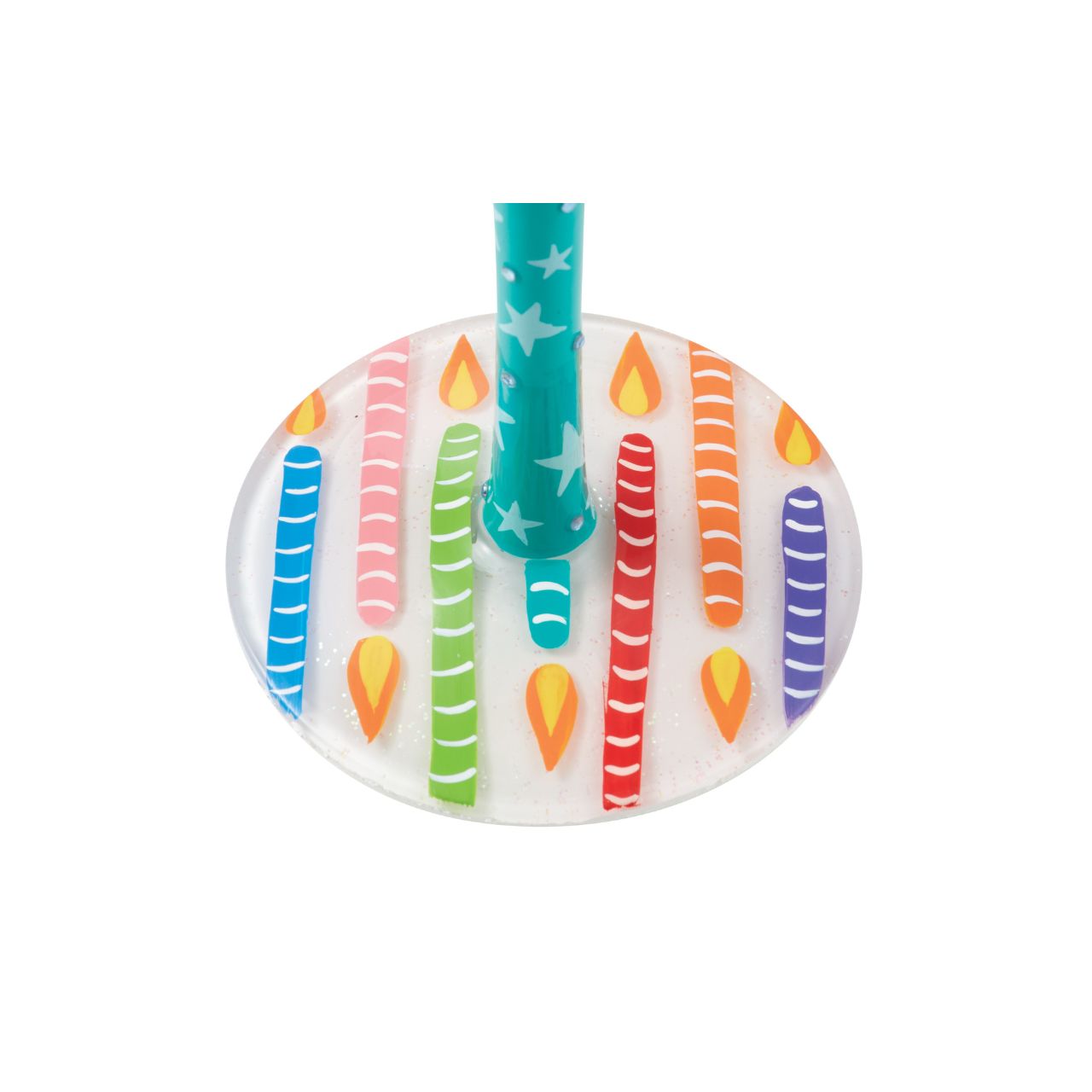 The Happy Birthday Blast wine glass by Lolita is bright, bold and unapologetically joyful. With a striking, hand-painted design featuring candles, balloons and shimmering stars, this glass is the perfect party starter, whether you're turning 18 or 80.