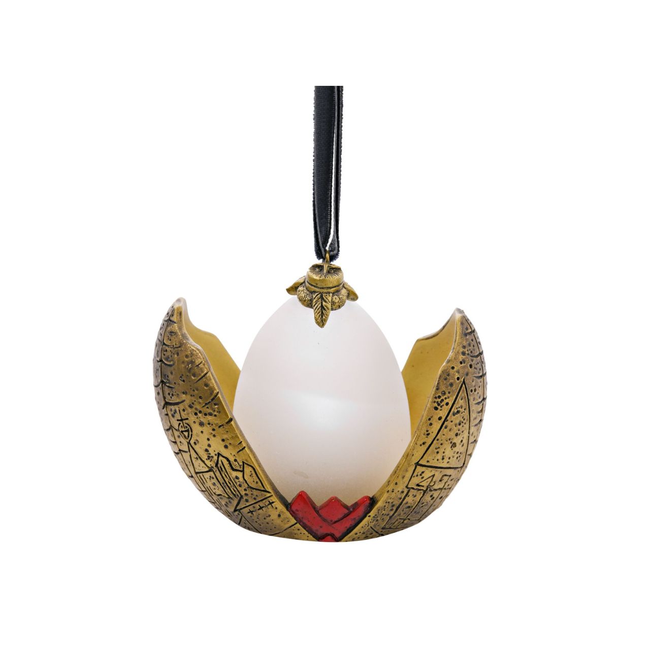 Step into the magical world of Hogwarts with the Warner Bros Harry Potter Alumni LED Hanging Decoration - Golden Egg.