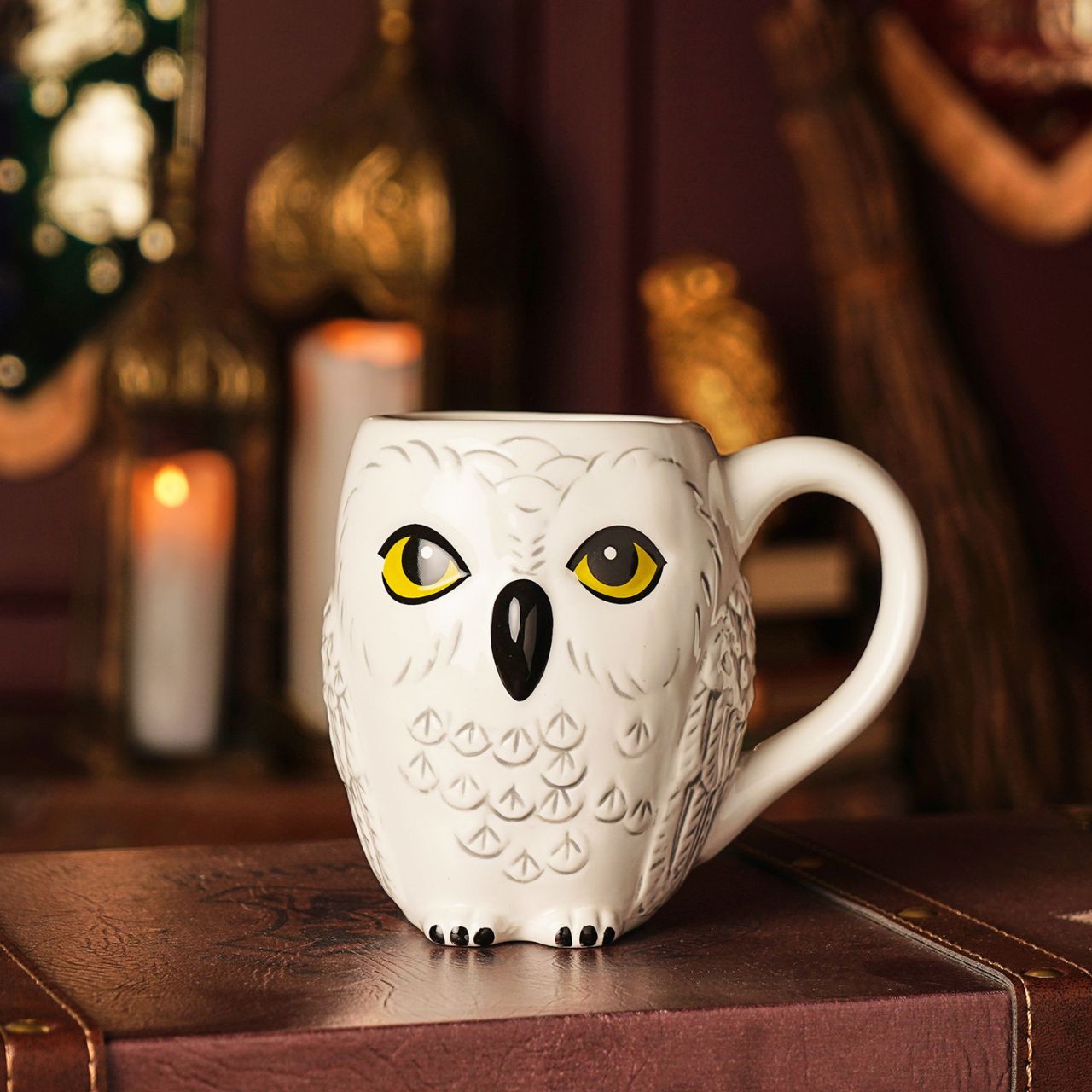 Discover the magic with the Harry Potter Back To Hogwarts 3D Mug – Hedwig, a must-have for fans of the Wizarding World.
