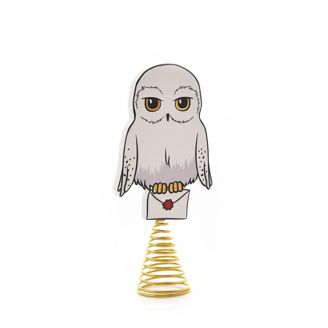 Harry Potter Tree Topper - Hedwig  Add some character to the top of your tree this year by welcoming Hedwig into your festive season. A perfectly magical gift for any Harry Potter fans in your life.