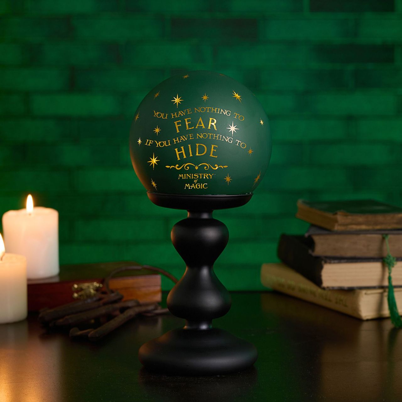 A Ministry of Magic light up object from Harry Potter Dark Arts by WARNER BROS.