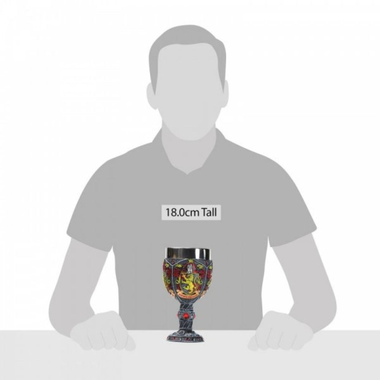 Harry Potter Gryffindor Decorative Goblet  So the sorting hat has placed you in the Gryffindor house. With a lion as its crest and Professor McGonagall at its head, Gryffindor is the house which most values the virtues of courage, bravery and determination.