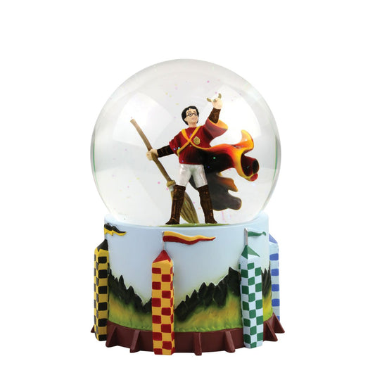 Harry Potter Quidditch Waterball  Celebrate Gryffindor's triumphant win with this Harry Potter Waterball. This is taken from the iconic scene where Harry Potter wins the Quidditch game in Harry Potter and the Philosopher's stone, by nearly swallowing the Golden Snitch and then holding it joyfully above his head.