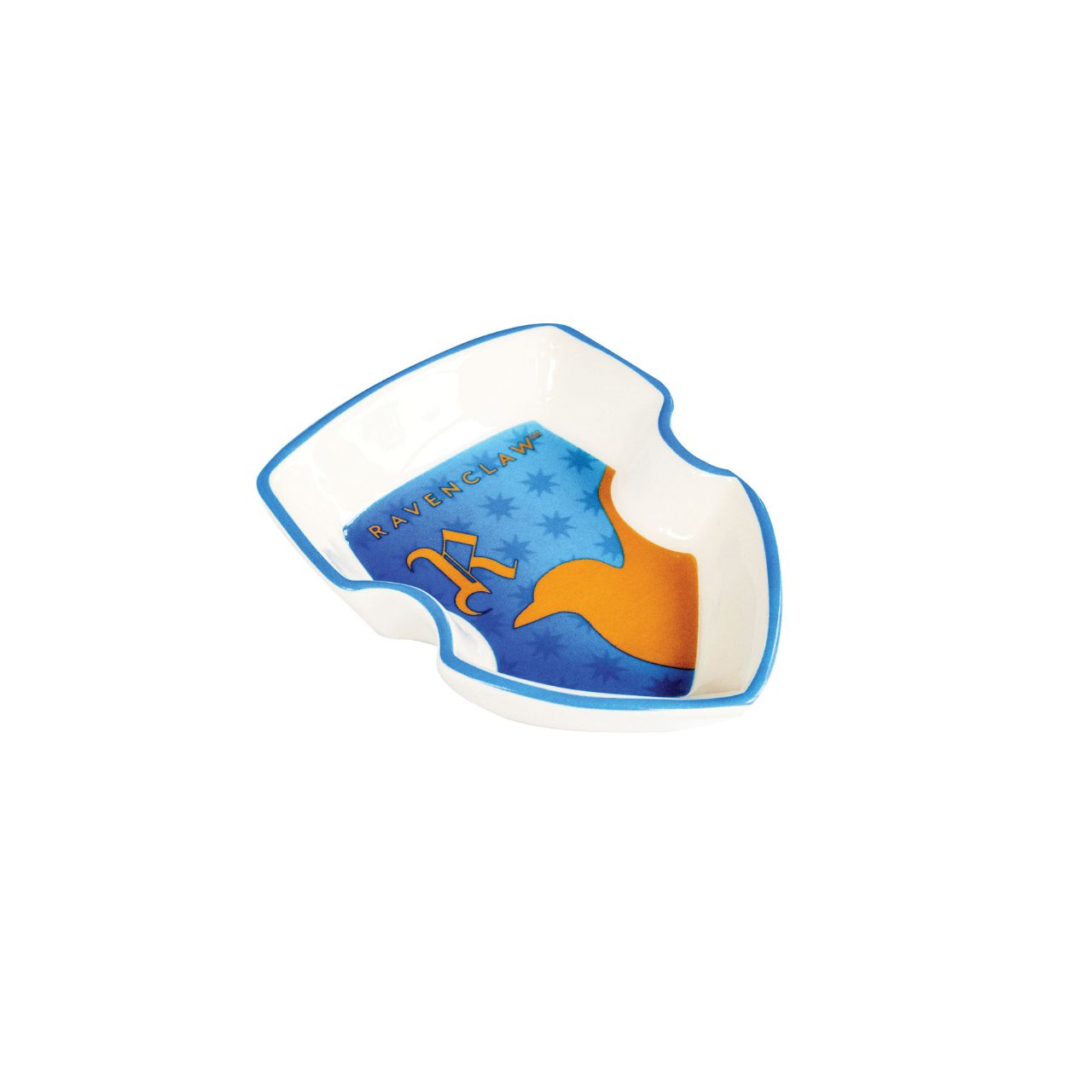 Show your house pride with the Ravenclaw Trinket Dish from the Wizarding World of Harry Potter collection. Made from high quality cast stone and finished with a decal, this will be a must-have piece for any collectible of Magical memorabilia.
