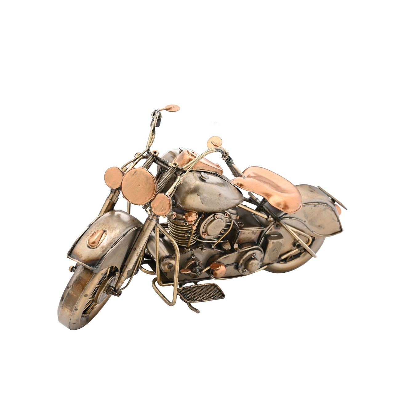 Invoke the spirit of the open road with the Harvey Makin Motorbike Ornament. Inspired by vintage designs, this piece exudes a rugged charm sure to captivate any motorbike enthusiast or collector of unique keepsakes.