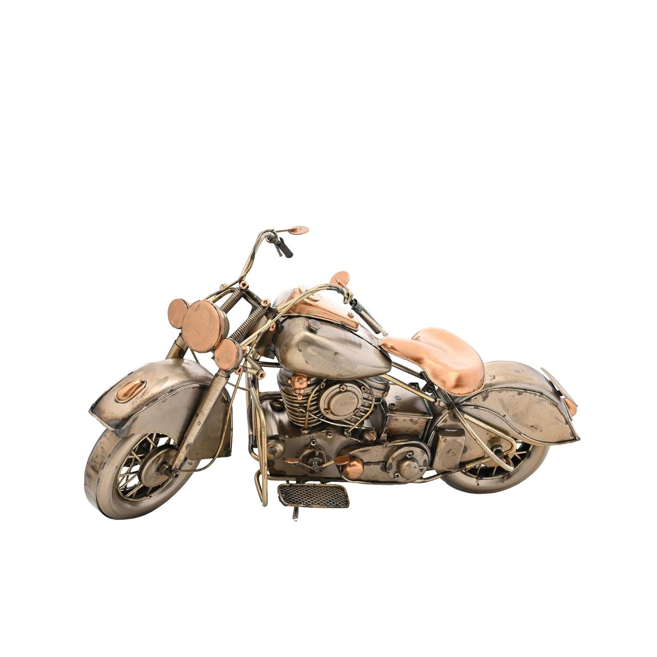 Invoke the spirit of the open road with the Harvey Makin Motorbike Ornament. Inspired by vintage designs, this piece exudes a rugged charm sure to captivate any motorbike enthusiast or collector of unique keepsakes.