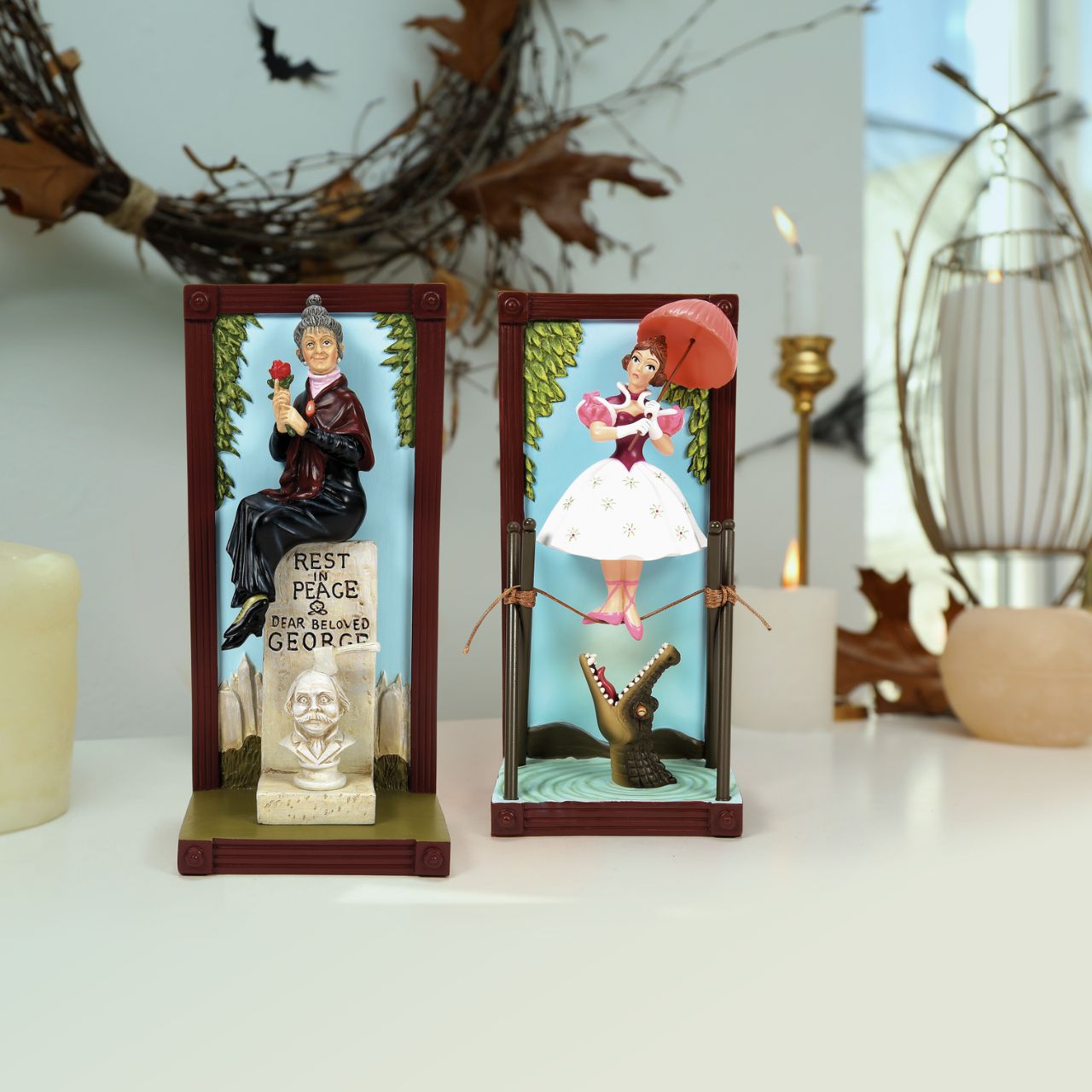 When you welcome George's Widow into your collection, you invite a piece of the Haunted Mansion's ghostly charm into your home.