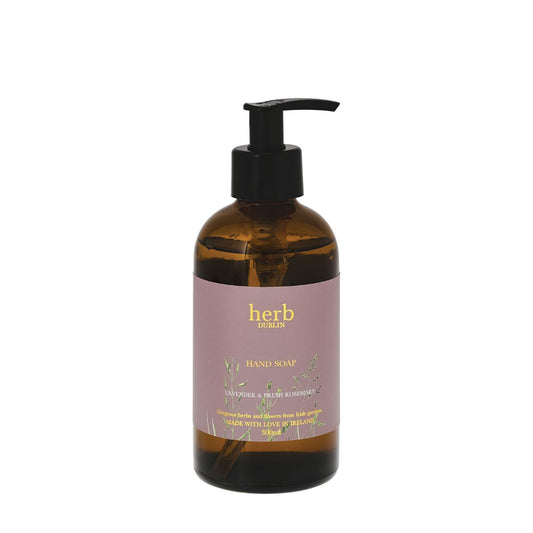 Pure Luxury hand wash. With this beautiful combination lavender and fresh garden rosemary cleanliness really is next to Godliness!