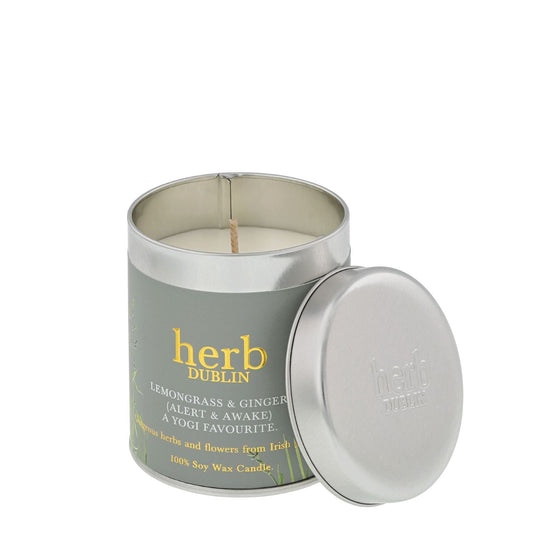 A gorgeous candle a real yogi favourite all the gorgeous citrus elements of lemongrass combined with a gorgeous ginger twist. A great scent to awaken the senses. Lovely candle to burn during mediation, yoga or just reading a book. Natural wax candle with flowers and herbs from Irish gardens.