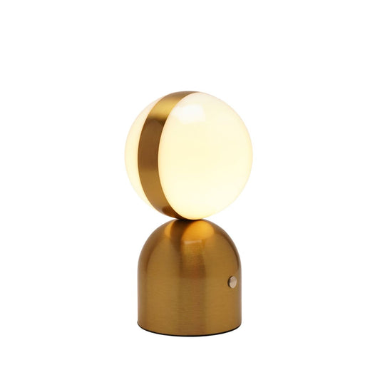 Bronze Glass Ball USB LED Touch Table Lamp