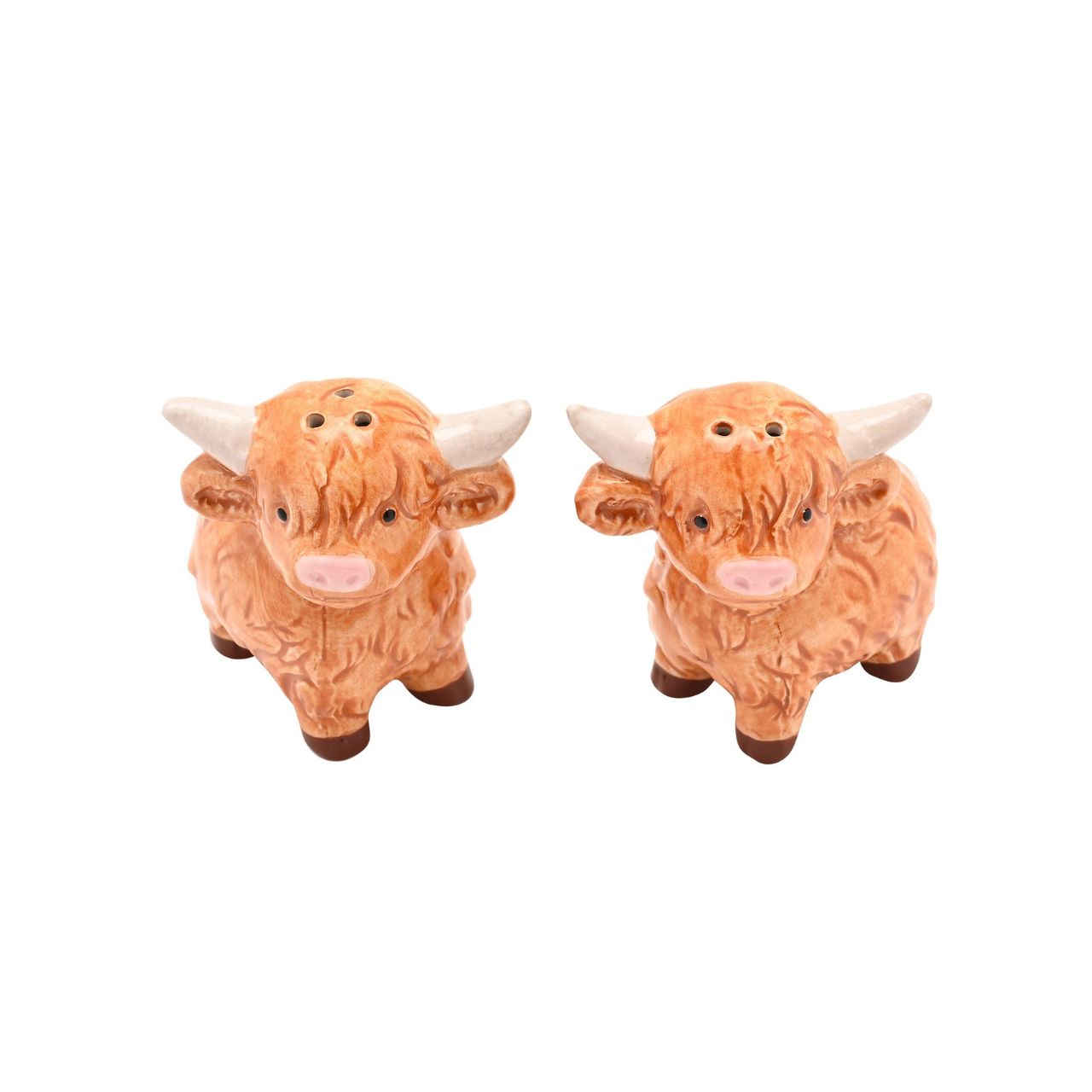 Crafted with meticulous detail, these whimsical shakers will delight guests and spark conversation. Their design captures the essence of majestic highland cows, making them a perfect gift for animal lovers or anyone who appreciates rustic charm.