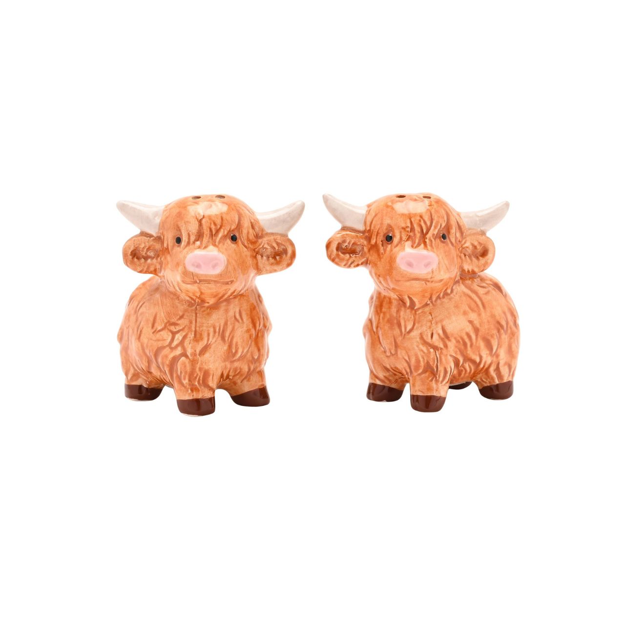Crafted with meticulous detail, these whimsical shakers will delight guests and spark conversation. Their design captures the essence of majestic highland cows, making them a perfect gift for animal lovers or anyone who appreciates rustic charm.