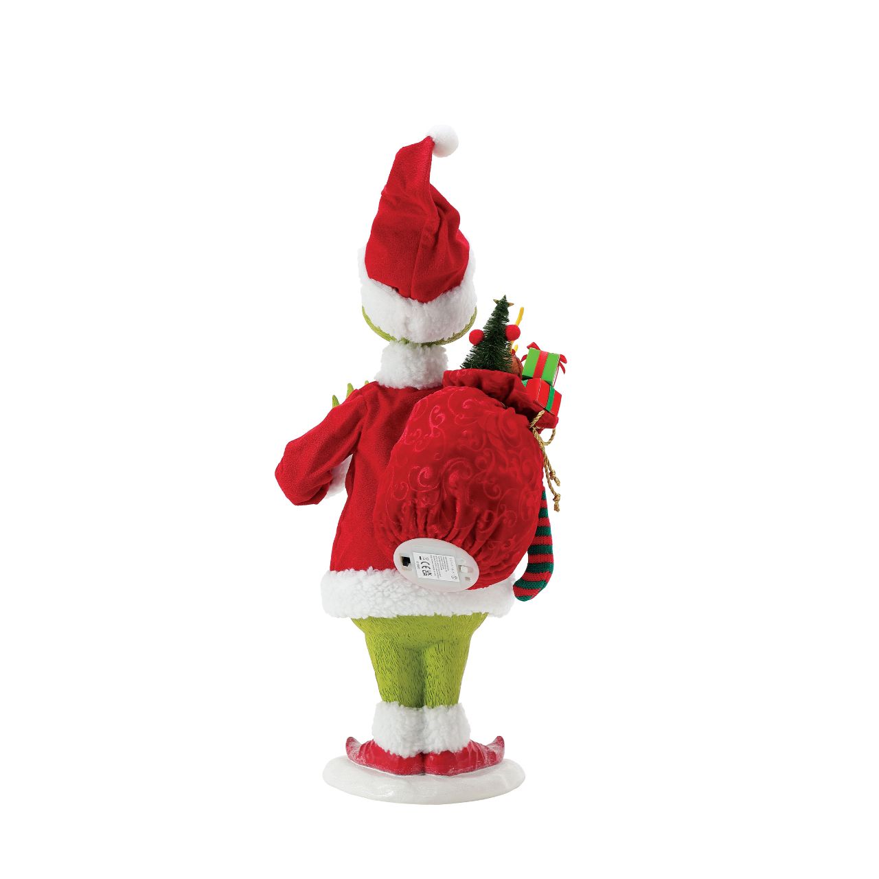 The Grinch's small heart grew three sizes that day and this figurine celebrates that fact with a voice story chip. Each Possible Dreams piece takes two years to make, from concept to finished figurine. Dressed in Clothtique- a stiffened fabric - they are designed to last and last.