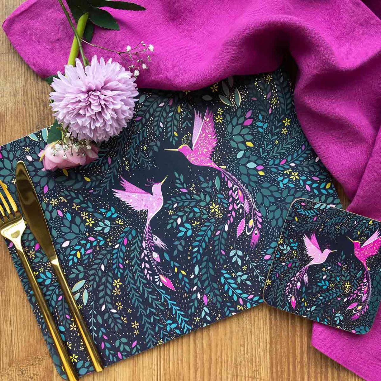 A beautiful set of placemats perfect for elevating the everyday