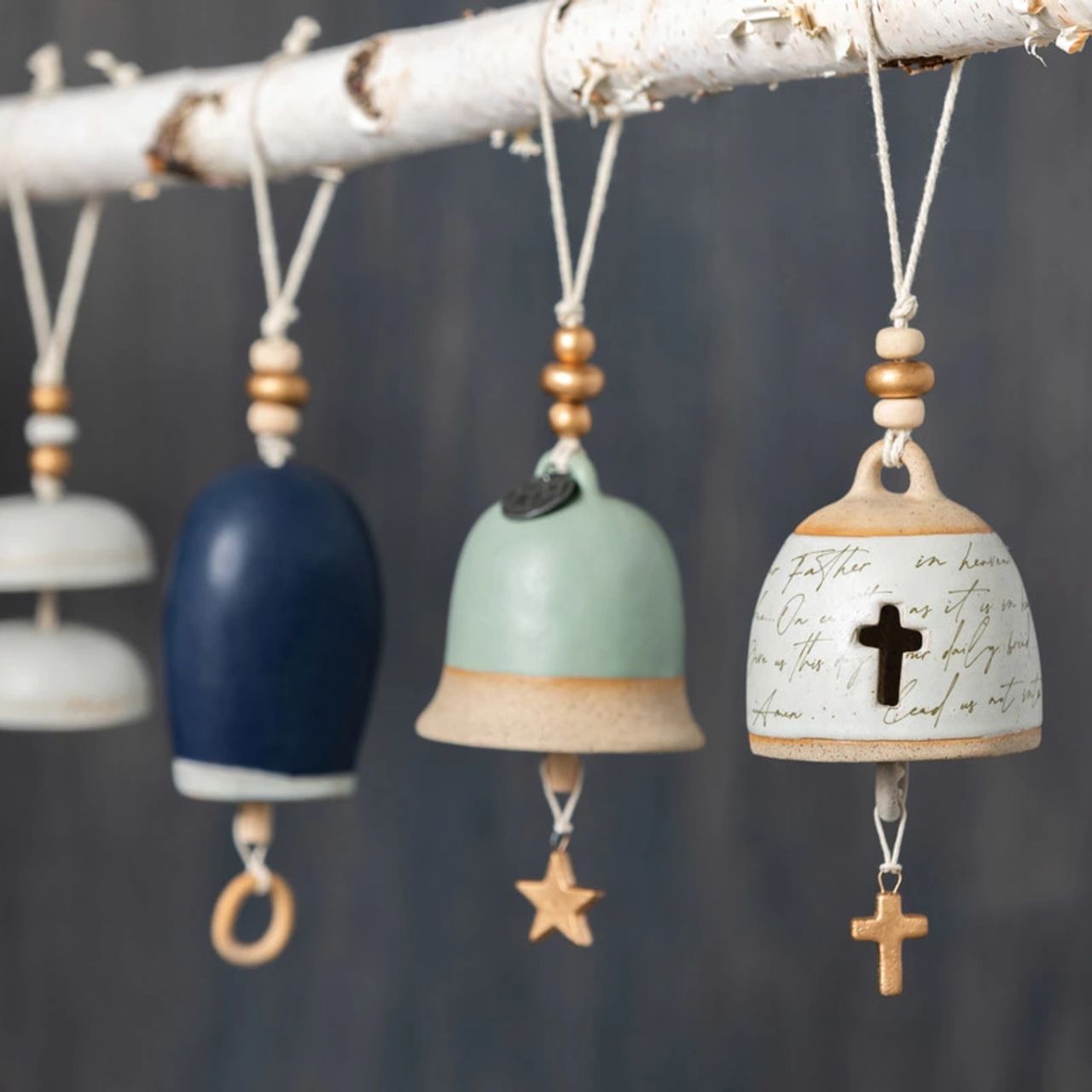 Inspired Bell - Gratitude by Demdaco  The Inspired Bell Gratitude are beautifully handcrafted bells that will help you say thank you to anyone who needs a little special acknowledgment. Created in a sweet soft color pallet, these bells will fit into any style décor.