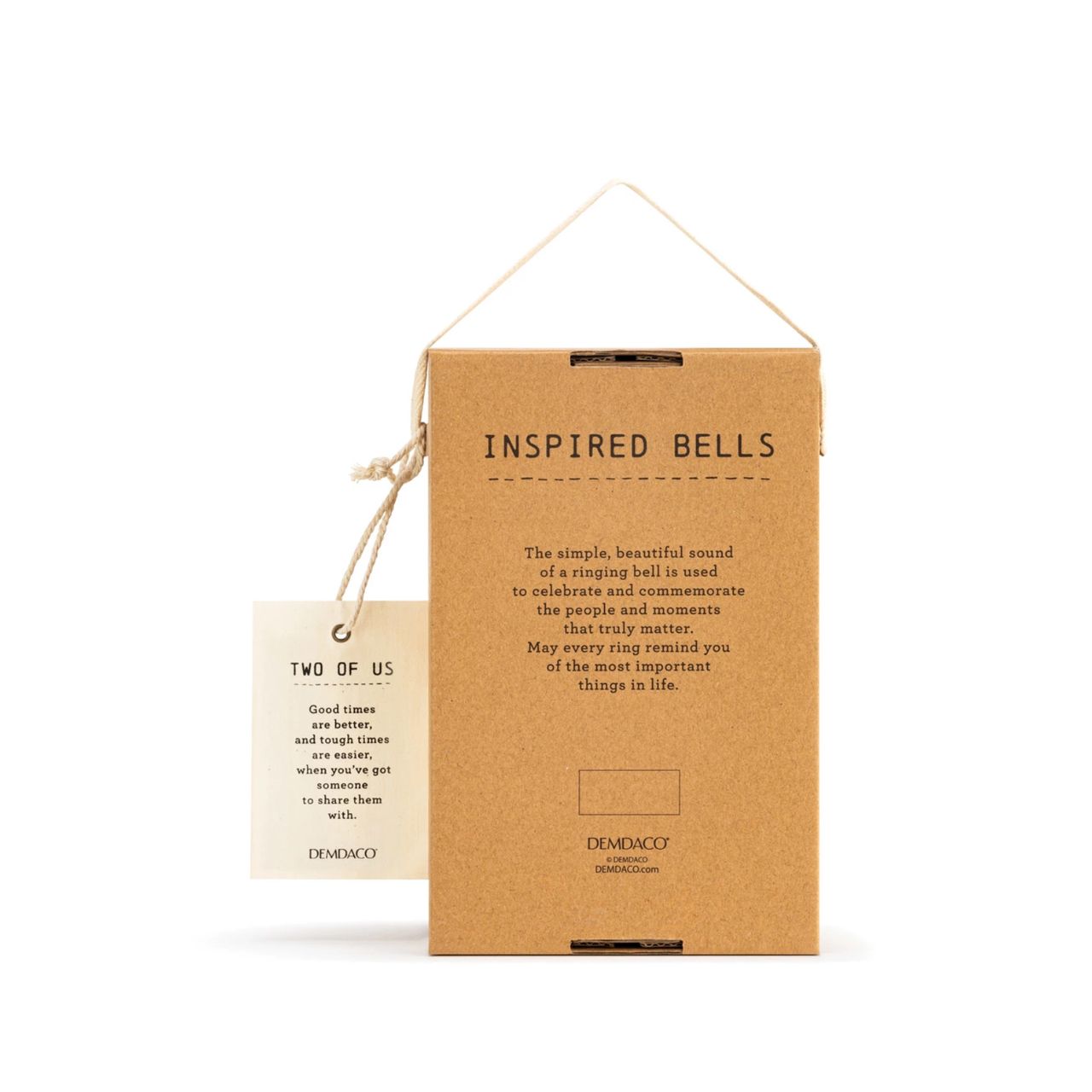 The Inspired Bell Two of Us is a beautifully handcrafted bell that makes the perfect gift for a friend or loved one. The natural aesthetic and light colour pallete is perfect for any home. Bring some inspiration into your own home or gift it to a loved one.