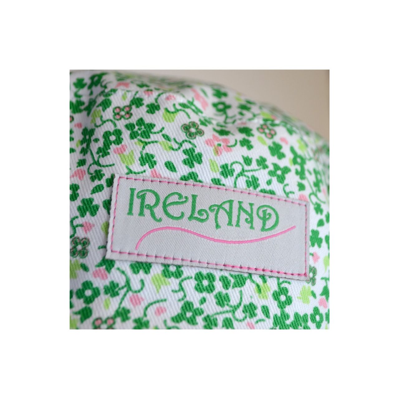 A sunny-day bucket hat covered in shamrocks for an instant Ireland-ready look. Great for trips, park days, and holidays, with an easy fit that’s comfy to wear. A fun finishing touch for any outfit.