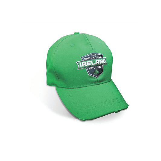 Represent your love for Ireland and baseball with the Ireland Baseball Crest Cap. With its vibrant green colour, this cap is perfect for any fan. Made with high-quality materials, this cap provides style and comfort while showing off your team spirit.