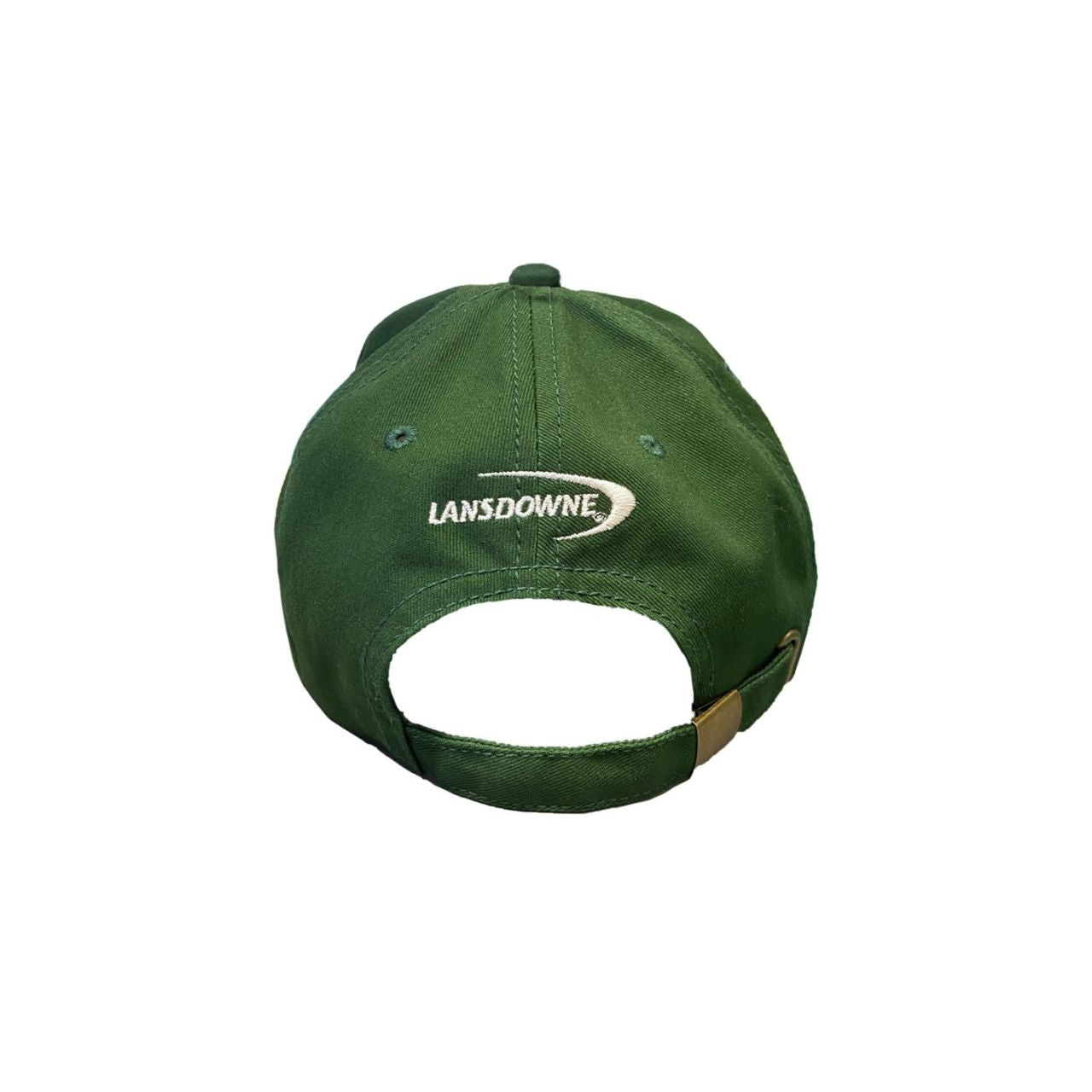 A clean baseball cap with Shamrock crest styling in cream and bottle green. Comfortable cotton construction for everyday wear. A timeless accessory.