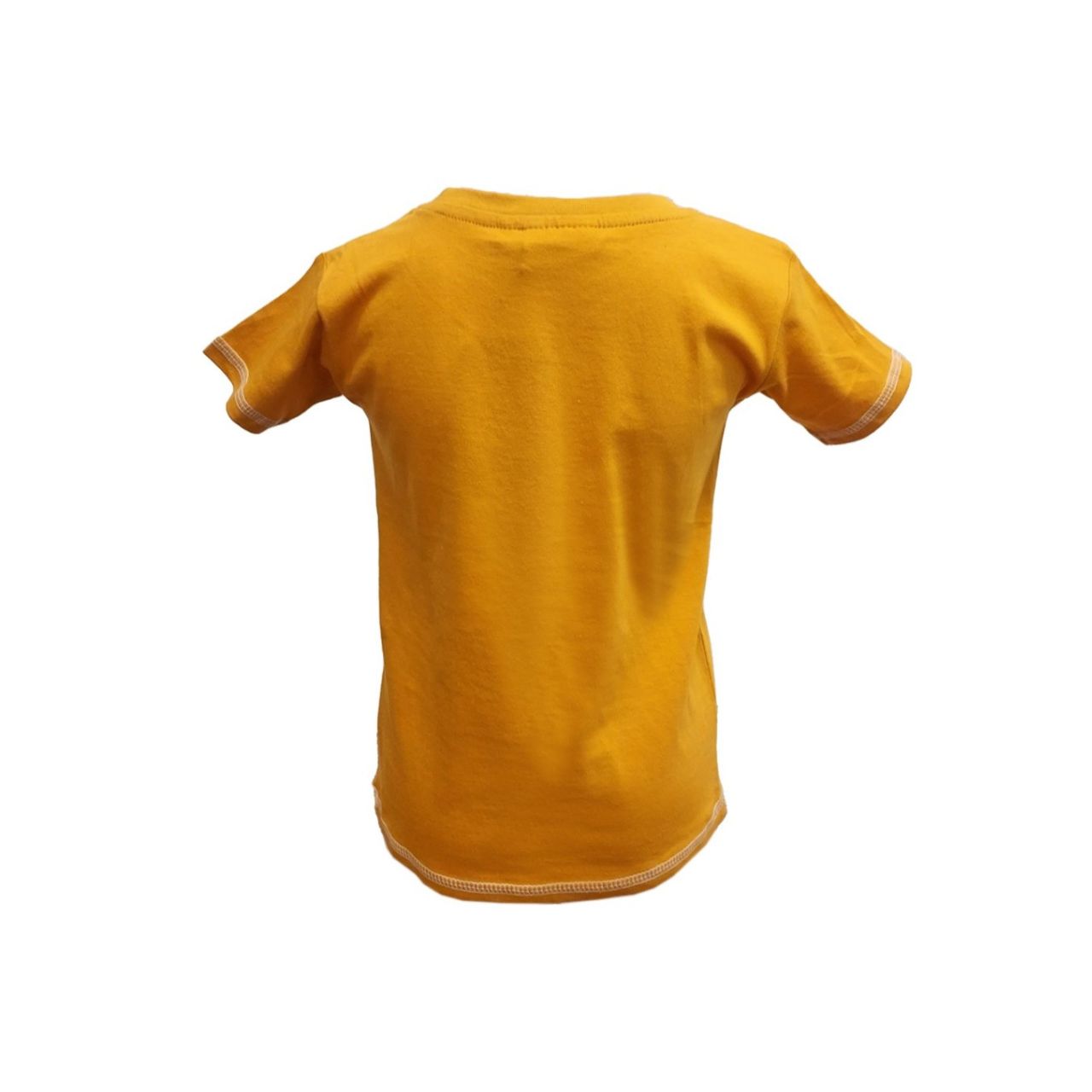 Showcasing a fun Viking design, the mustard kids' T-shirt adds a splash of color to any outfit. Crafted from soft, breathable fabric, it ensures comfort for active play and exploration.