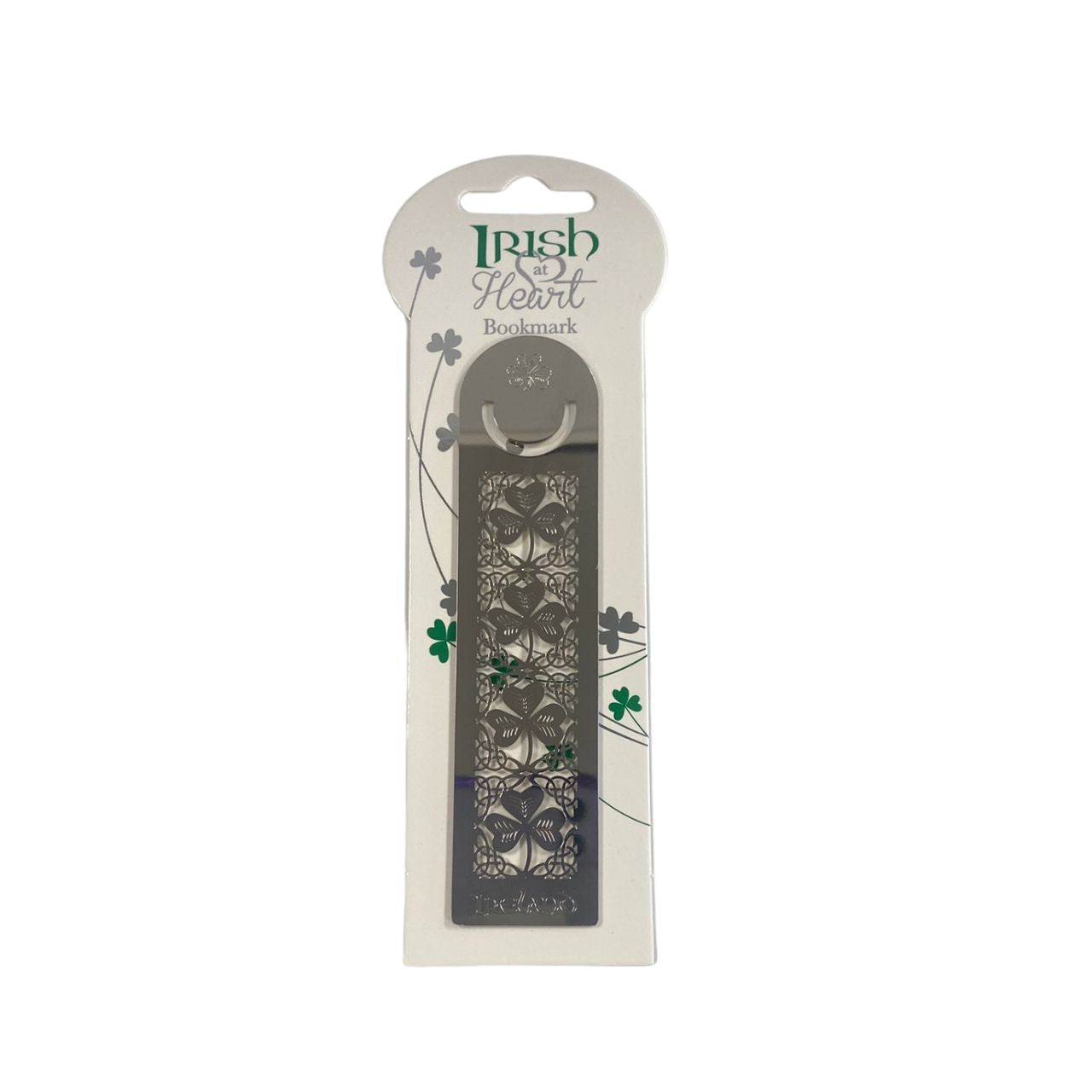 Irish at Heart Bookmark - Shamrock