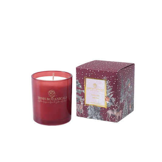 Immerse yourself in the essence of an Irish Christmas with this artisanal soy wax candle, meticulously hand-poured to capture the warmth of the season. The sophisticated blend of cinnamon, mulled wine spice, and winter citrus creates an inviting ambiance that elevates both intimate evenings and festive celebrations.