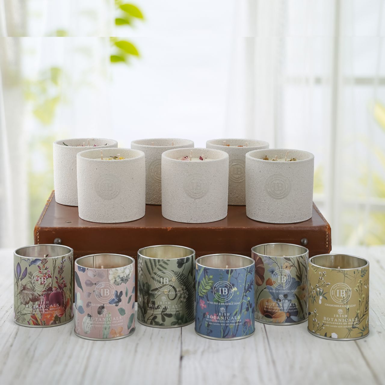 Featuring harmonious Irish fragrances complemented by real dried flowers. Encased in an eye-catching, decorative tin, this candle combines portability with sophistication, elegance and relaxation. Perfect for travel or home settings, its compact design and genuine botanical elements make it a versatile addition to your retail collection.
