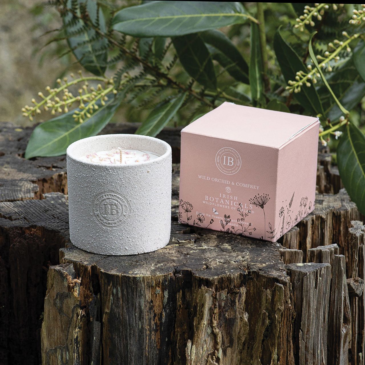 Transform your space into a serene haven with the Irish Botanicals Wild Orchid and Comfrey Candle. Featuring real dried flowers this candle adds an authentic touch to your sensory experiences. Soy wax poured into a stylish, textured container, it's perfect for bringing elegance and tranquillity to any room.