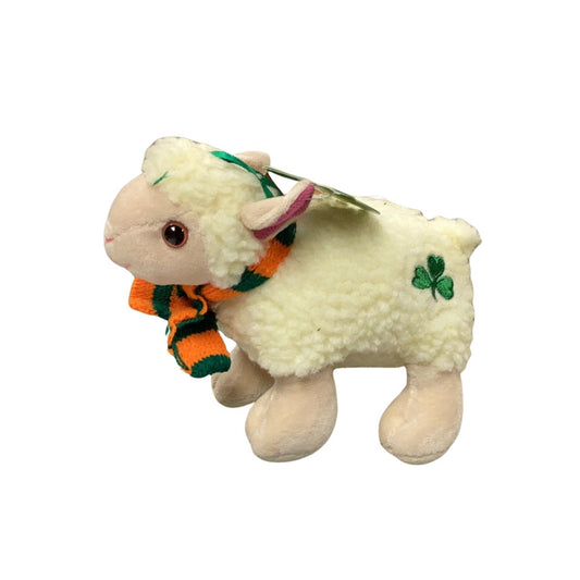 Cute Irish lamb toy made with excellent care for detail, from a soft material that is sure to last, making an exceptional plush companion for little ones