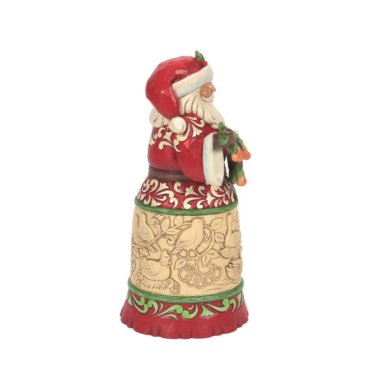 Heartwood Creek 12 Days of Christmas Santa Figurine World Wide Event  Designed by award winning artist Jim Shore as part of the Heartwood Creek World Wide Even for 2023, hand crafted using high quality cast stone and hand painted, this Santa figurine is perfect for the Christmas season.