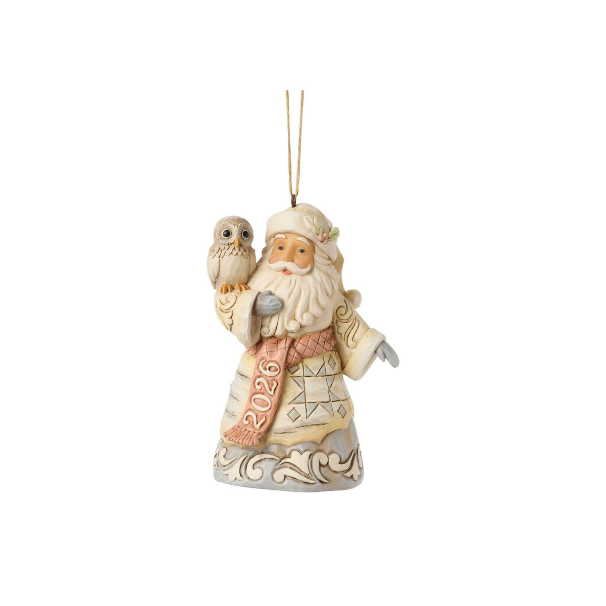 Bring the warmth and wonder of Christmas into your home with the Heartwood Creek by Jim Shore Woodland Dated Santa Hanging Ornament. This hanging ornament not only serves as a stunning decorative item but also as a memorable keepsake.