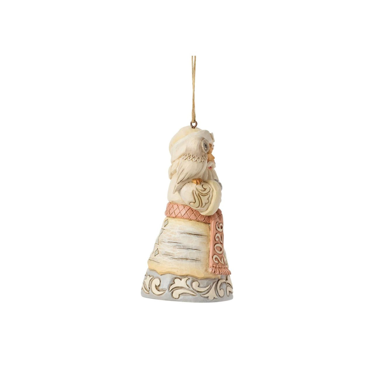 Bring the warmth and wonder of Christmas into your home with the Heartwood Creek by Jim Shore Woodland Dated Santa Hanging Ornament. This hanging ornament not only serves as a stunning decorative item but also as a memorable keepsake.