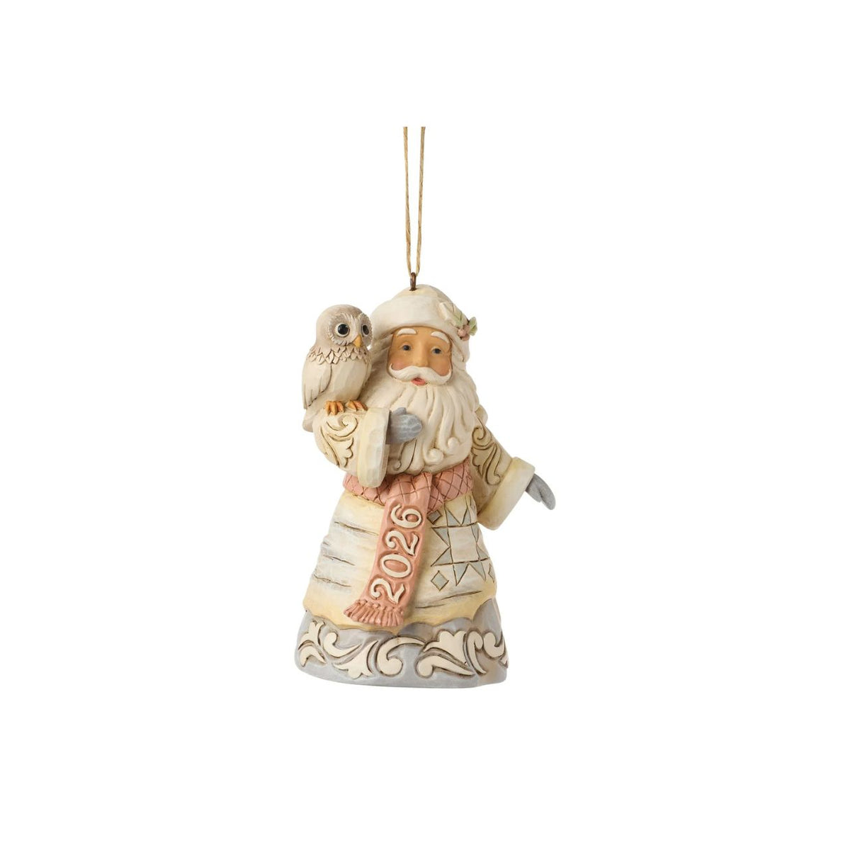 Bring the warmth and wonder of Christmas into your home with the Heartwood Creek by Jim Shore Woodland Dated Santa Hanging Ornament. This hanging ornament not only serves as a stunning decorative item but also as a memorable keepsake.