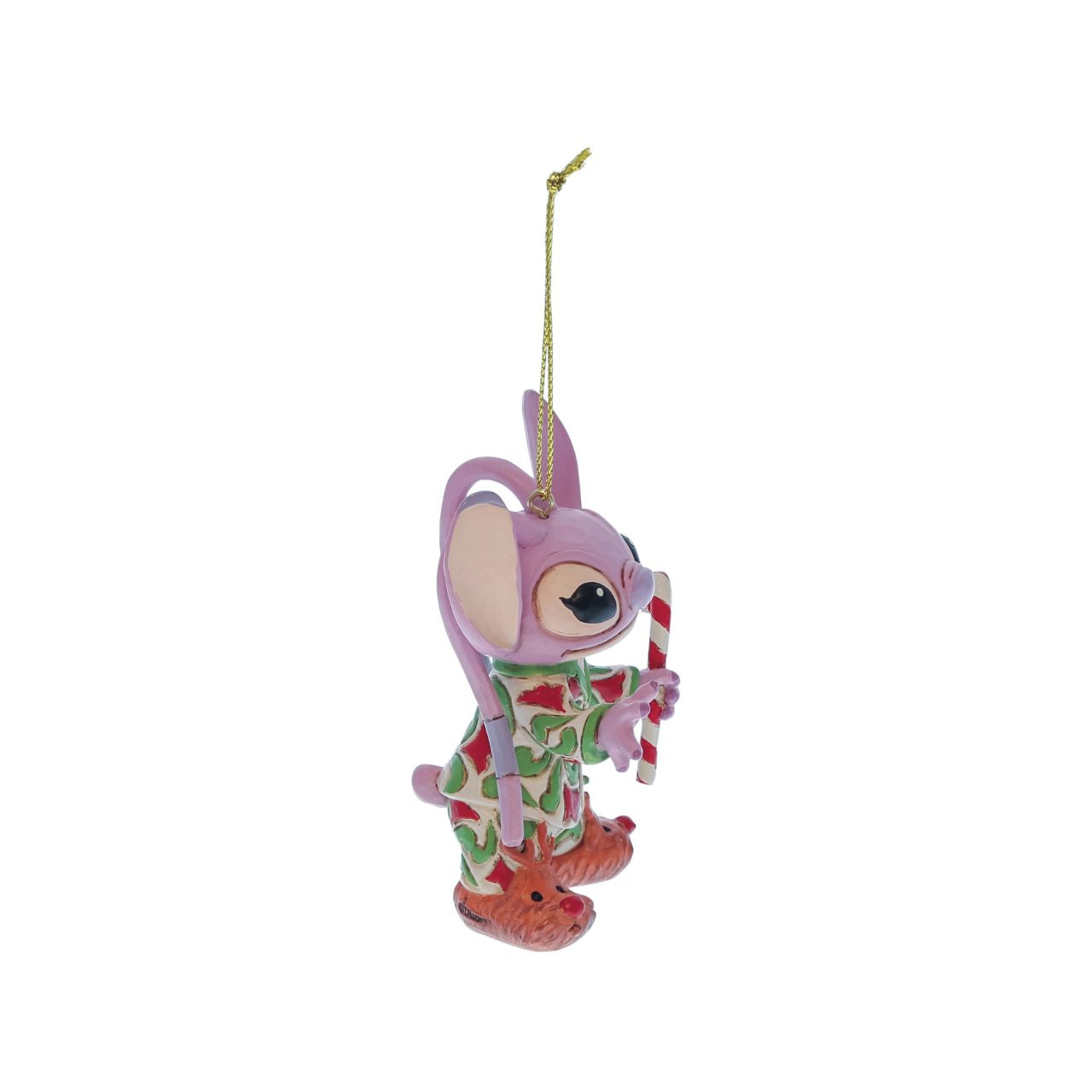 Angel is ready to see what Santa has brought this Christmas morning. This super-cute hanging ornament is perfect for decorating your tree this festive period and feature's Stitch's alien girlfriend, Angel.