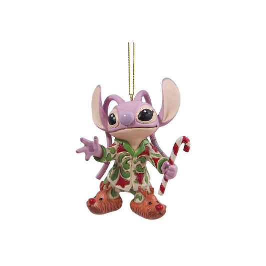 Angel is ready to see what Santa has brought this Christmas morning. This super-cute hanging ornament is perfect for decorating your tree this festive period and feature's Stitch's alien girlfriend, Angel.