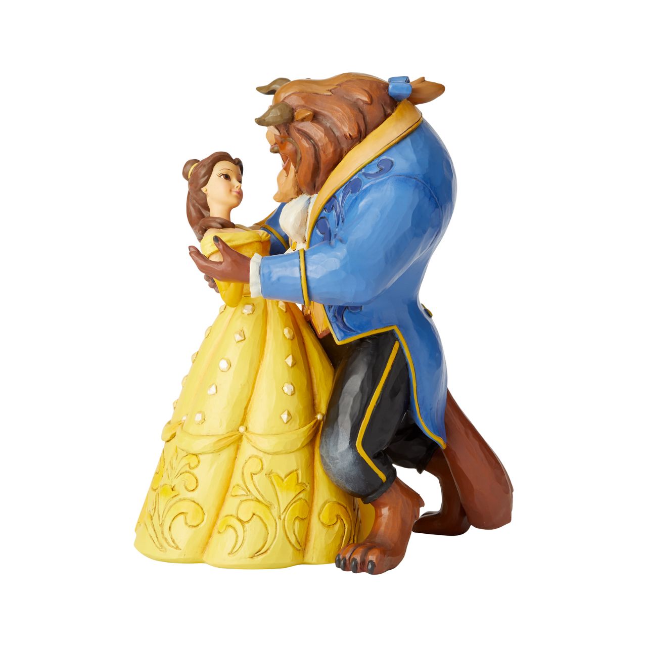 Disney Moonlight Waltz Beauty and The Beast Figurine by Jim Shore  Jim Shore celebrates the 25th anniversary of the Disney classic film Beauty and The Beast with this enchanting double figurine inspired by the romantic ballroom scene when Belle and her suitor discover their love is a tale as old as time.