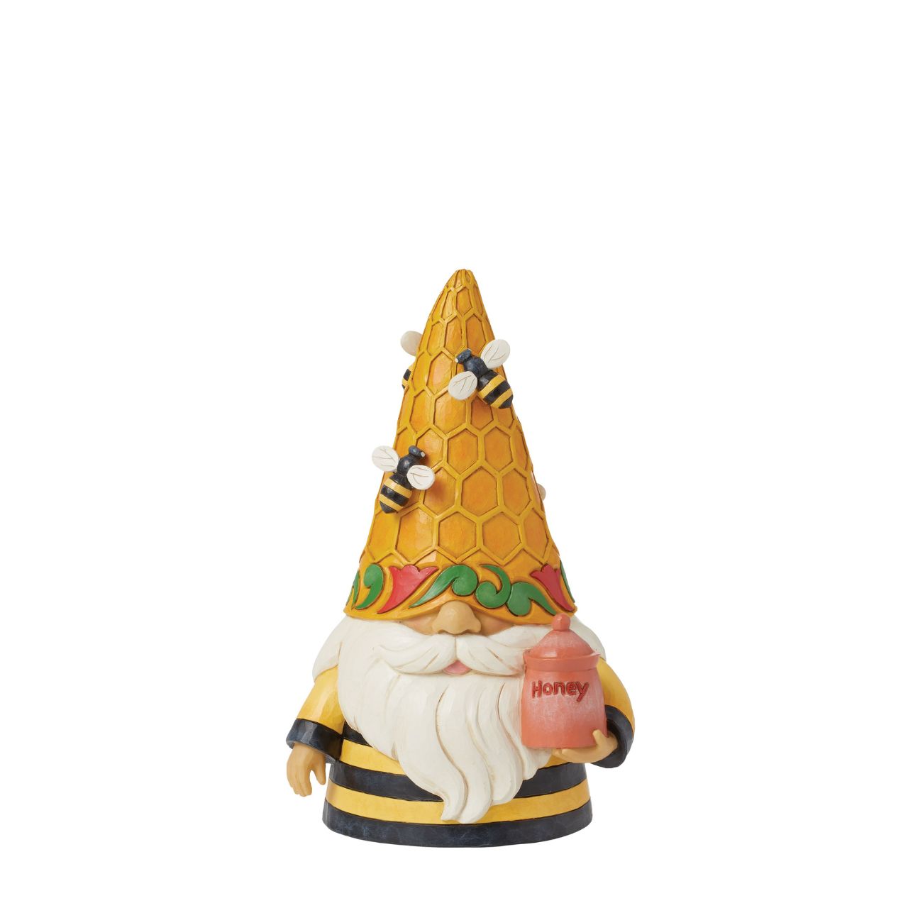 This cute Gnome is ready to cause a buzz in your collection. Inspired by natures hardest worker - the Hone Bee, it has been hand carved and painted. Comes in a fully branded gift box.&nbsp;