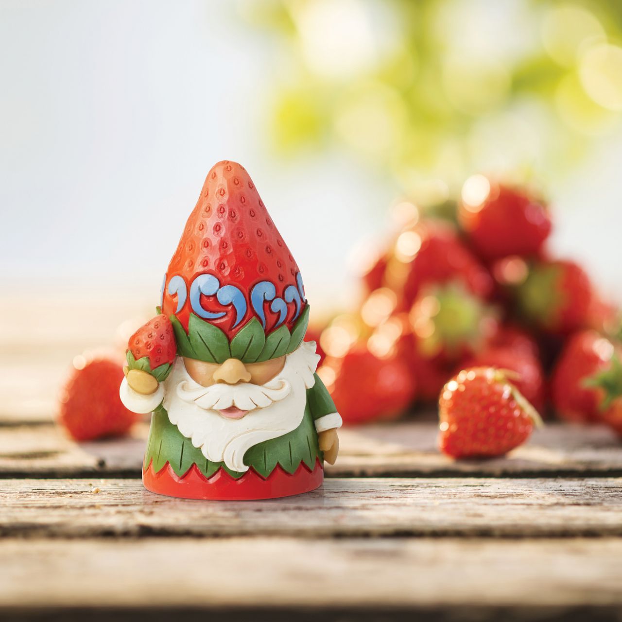 This super sweet Strawberry Gnome is the perfect gift for those who love working in the garden. He almost looks good enough to eat.