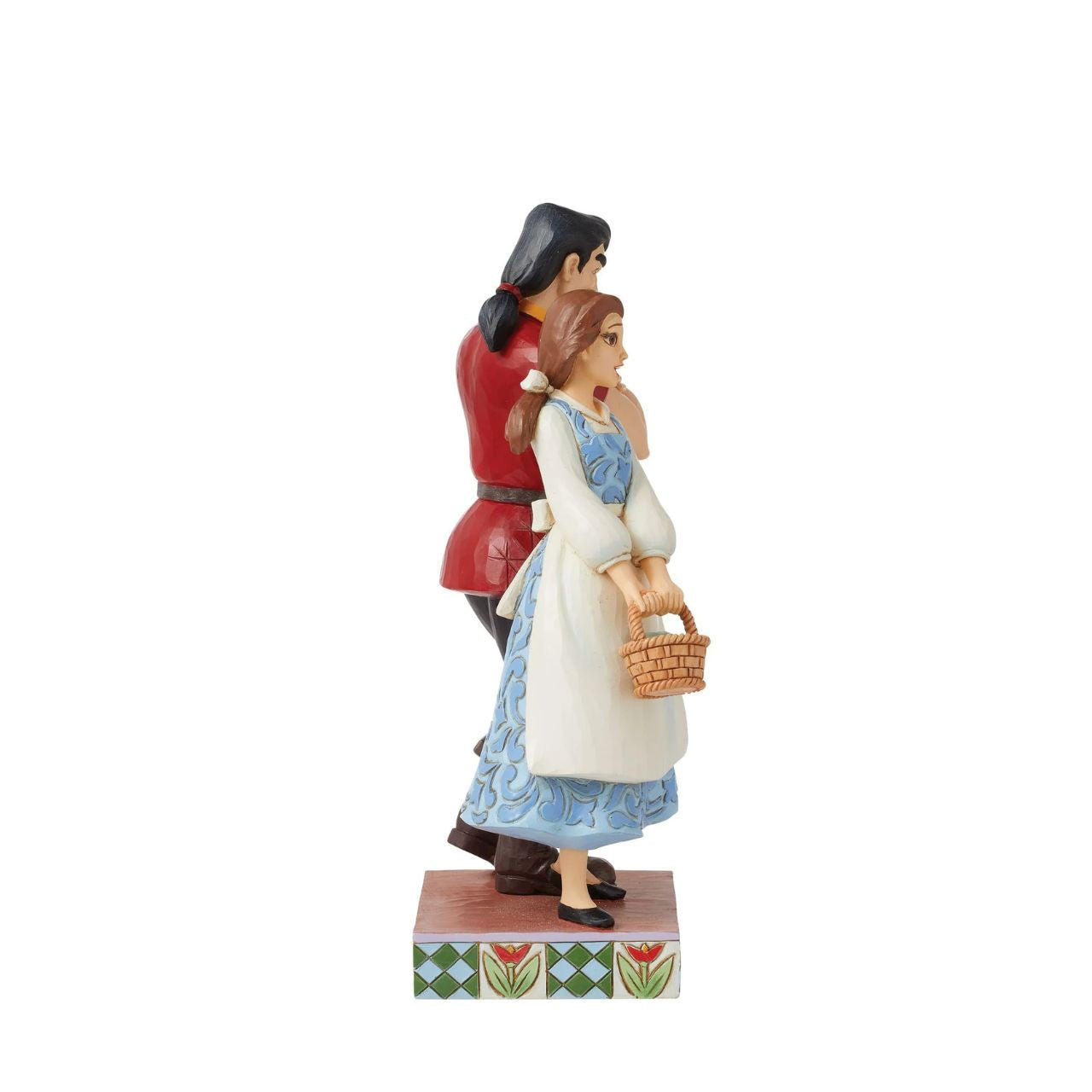The villain of the tale with the beauty. This exciting Belle and Gaston figurine showcases two very different characters from Beauty and the Beast. Comes in fully branded package.