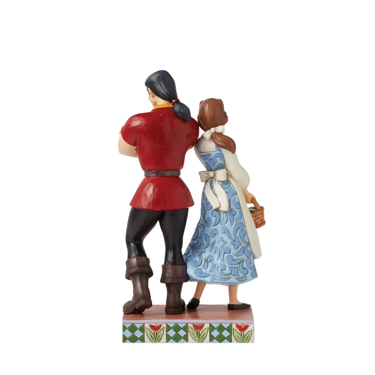 The villain of the tale with the beauty. This exciting Belle and Gaston figurine showcases two very different characters from Beauty and the Beast. Comes in fully branded package.