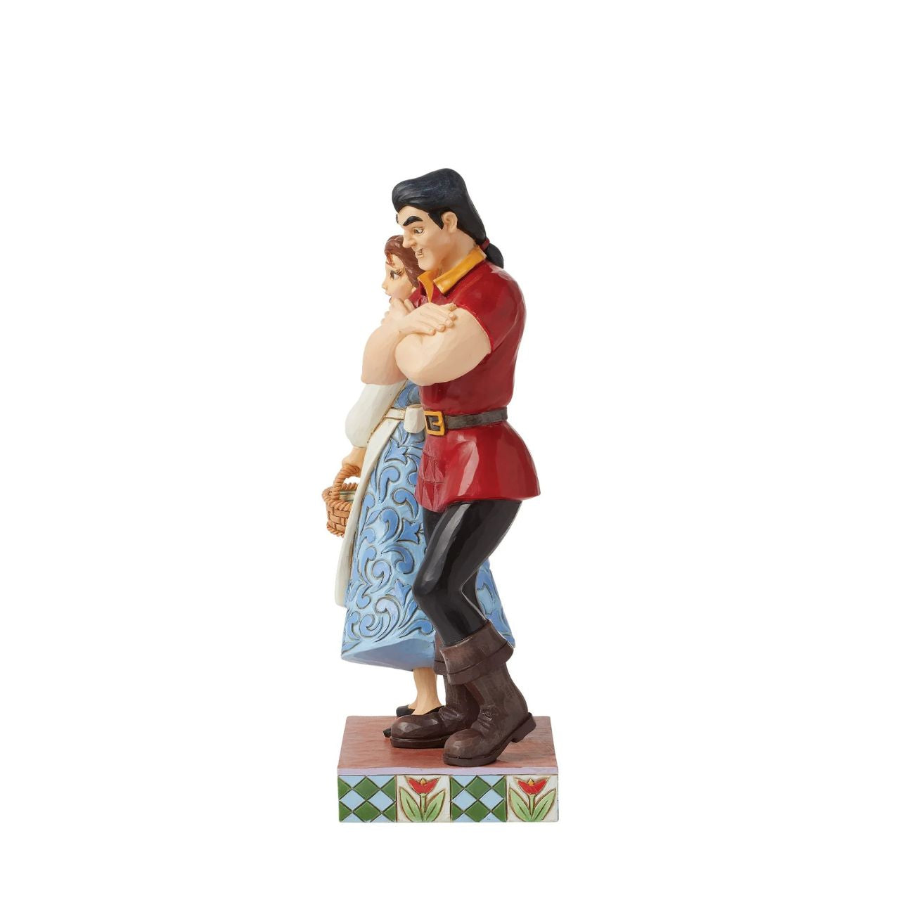 The villain of the tale with the beauty. This exciting Belle and Gaston figurine showcases two very different characters from Beauty and the Beast. Comes in fully branded package.