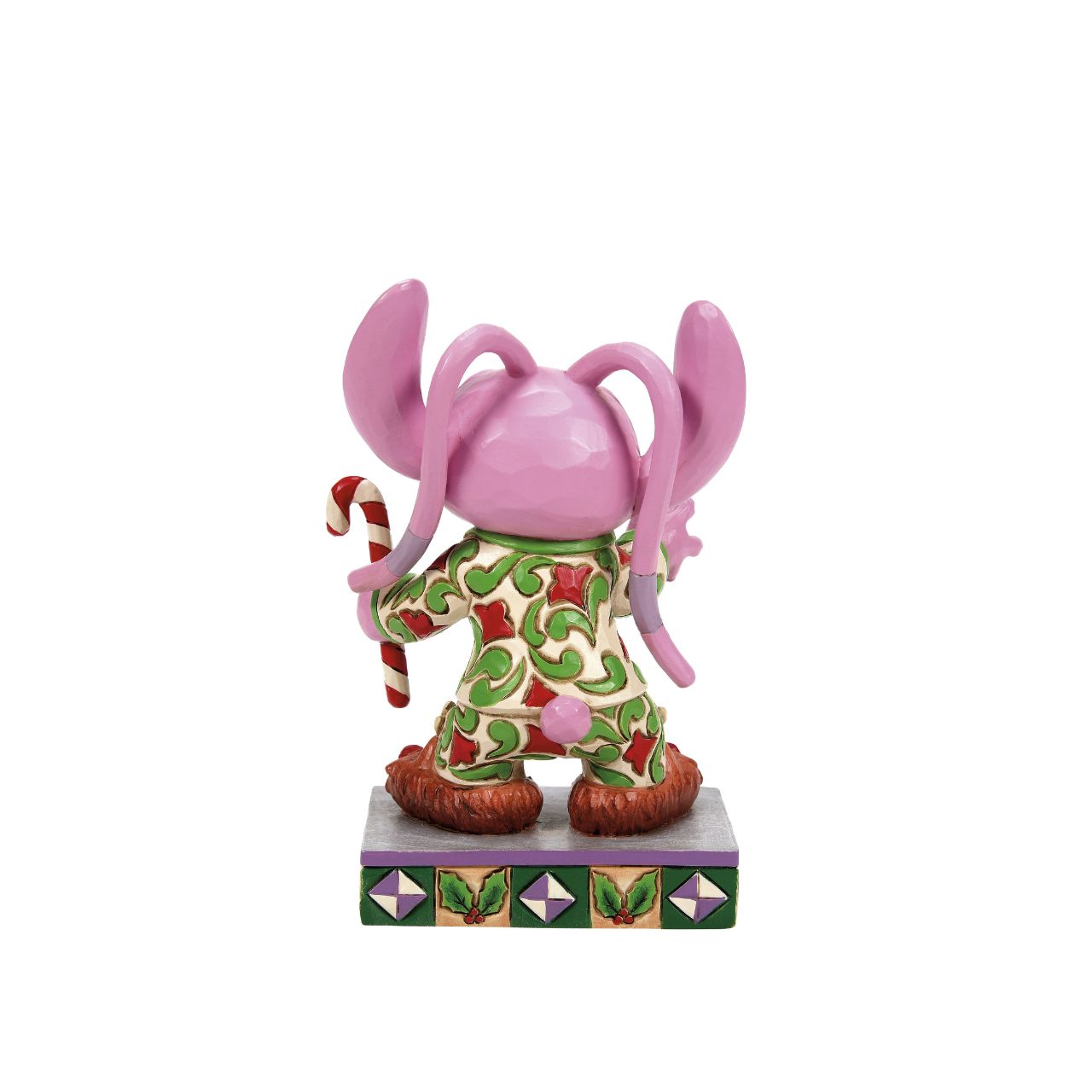 Angel is ready to celebrate Christmas with Stitch in her festive pjs. Comes in a fully branded gift box from Disney Traditions.&nbsp;