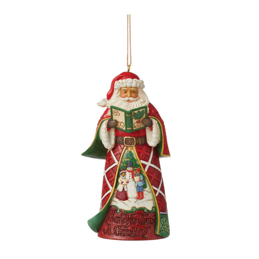 Heartwood Creek Come Caroling Hanging Ornament  Celebrate Christmas with this beautiful hand crafted and hand painted Come Caroling apart of the Heartwood Creek collection by Jim Shore. Sing your finest carol with this beautiful Come Caroling figurine from the Jim Shore Heartwood Creek collection.